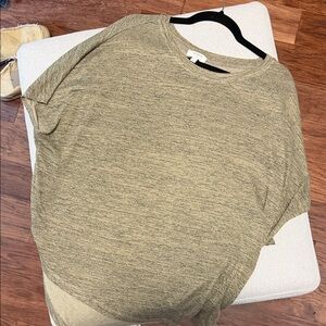 Umgee Heathered Olive Short Sleeve Top
